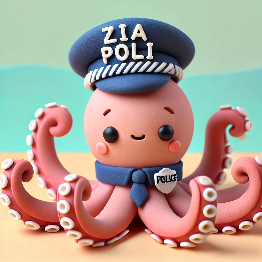 ziapoli Una simpatica e graziosa polipetta in divisa